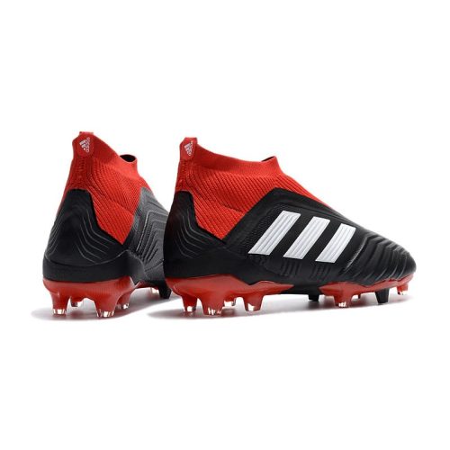 fodboldstøvler Adidas Predator 18+ FG Damer - Sort Rød_3.jpg